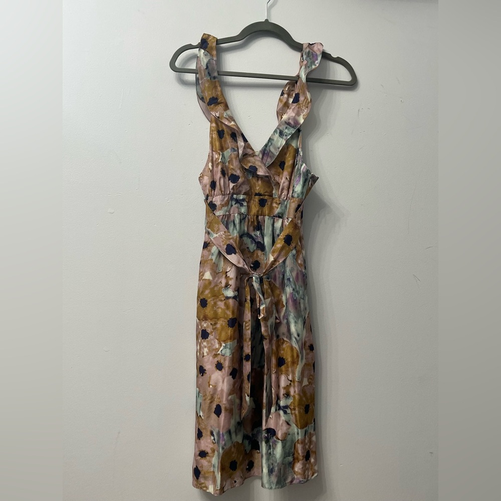 Theory Floral Midi Dress